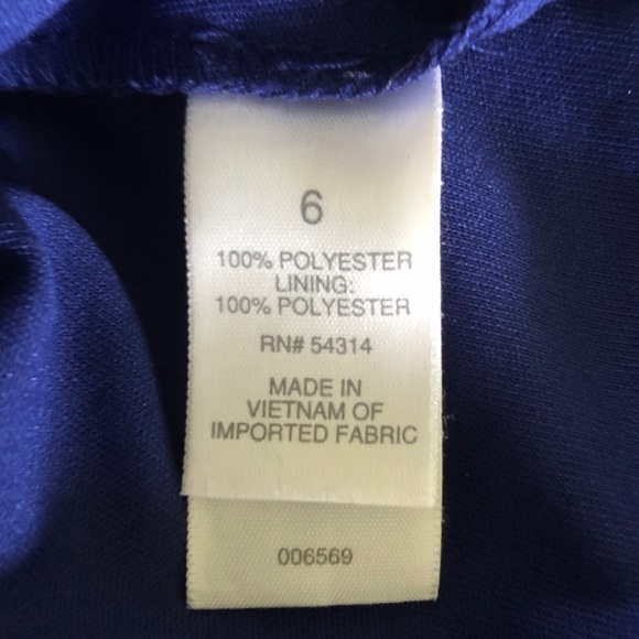 Blue High Low Dress Bisou Bisou - Picture 4 of 5